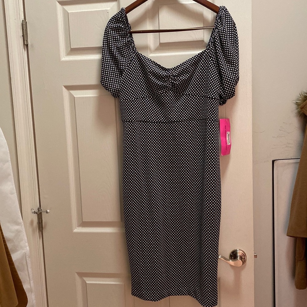 NWT Betsey Johnson Polka Dot Dress